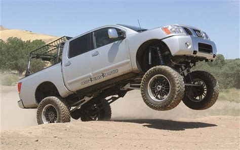 Lifted Nissan Titan Off Road - Off Road Wheels