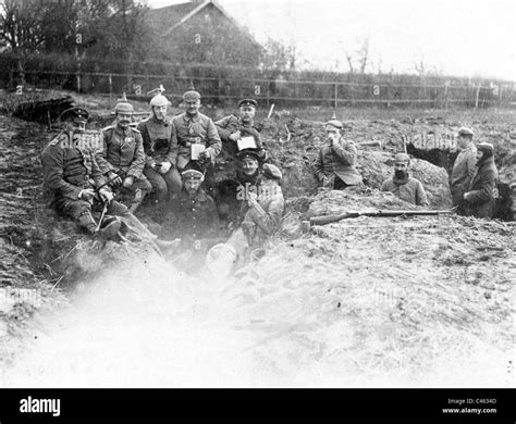 Victorious German troops after the battle of Tannenberg, 1914 Stock ...