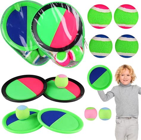 Velcro Ball Game for Kids Toss and Catch Ball Game Set,Beach Toys Velcro Ball Waterproof Outdoor ...