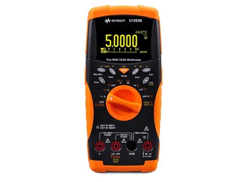 Keysight U1253B - True RMS 50K Count Handheld DMM with OLED Display ...