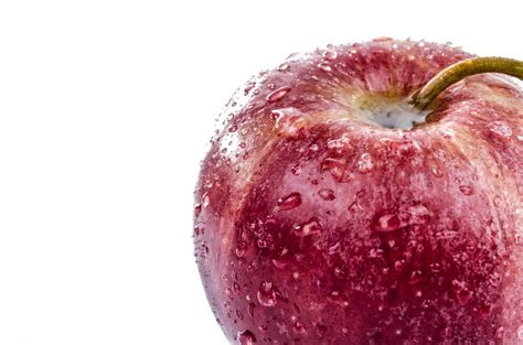 Apple On A White Background Free Stock Photo - Public Domain Pictures