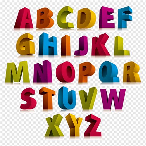 Letras Do Alfabeto Em 3d - MODISEDU