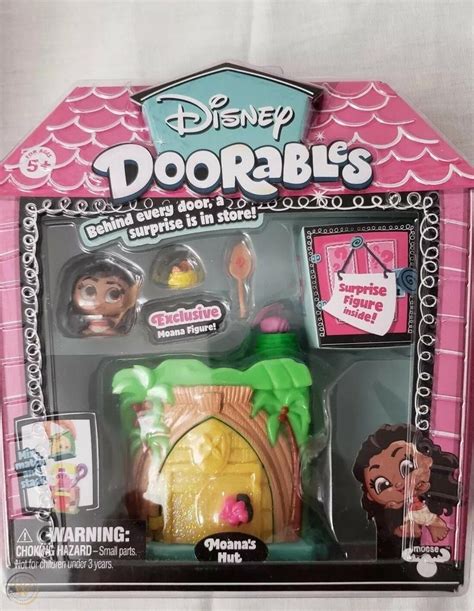 New Disney Doorables Moana Moana's Hut Exclusive Surprise! Super RARE ...