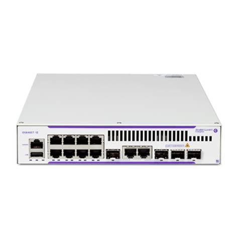 Alcatel Lucent OS6465T-P12-EU OmniSwitch 12 Ports Extended Temperature Fixed configuration half ...