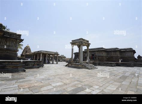 India, Chikmagalur, Halebeedu, Temples Stock Photo - Alamy