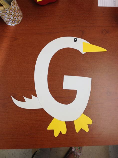 Letter G: goose Alphabet Crafts Preschool, Alphabet Letter Crafts, Abc ...