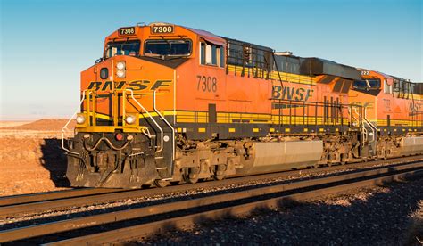 BNSF freight runs eastward along the Intercontinental Line through ...