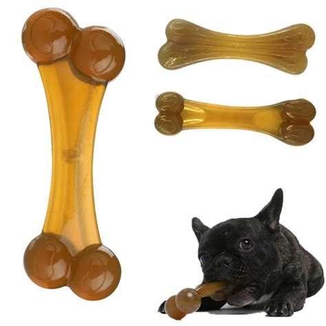 Dog Toys for Aggressive Chewers Durable Nylon Dog Double Heads Arch Bone Chew Toys for Large Dog ...