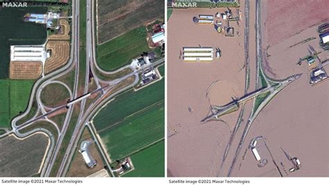 Before-and-after satellite images show flood devastation in B.C.'s Sumas Prairie | CBC News