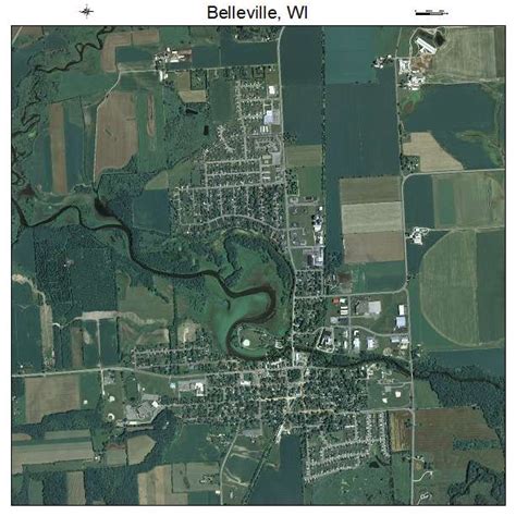 Aerial Photography Map of Belleville, WI Wisconsin