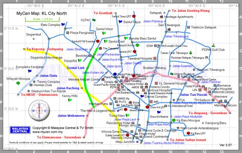 Kuala Lumpur Map