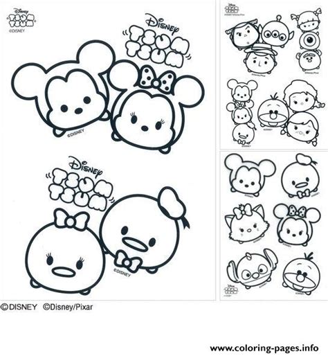 Disney Tsum Tsum Coloring page Printable