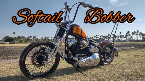 Custom Harley Softail Bobber Build - YouTube