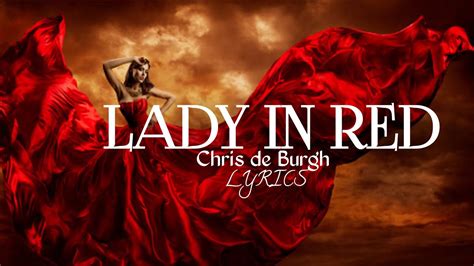 Chris de Burgh - Lady in Red (Lyrics) | Best Love Song - YouTube