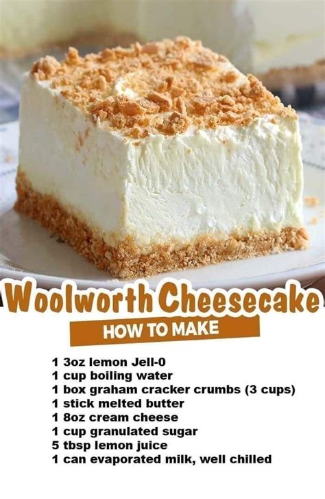 Woolworth Cheesecake – Cooking Recipes