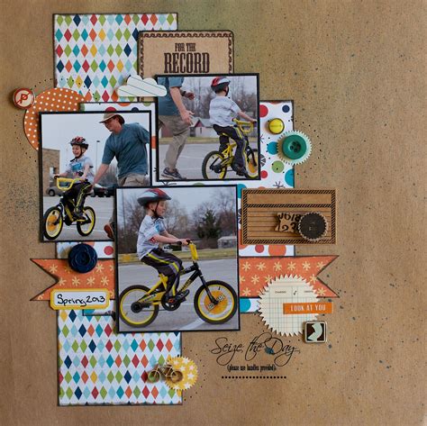 Seize the Day (please use handles provided) | Boy scrapbook layouts, Photo scrapbook, Scrapbook ...