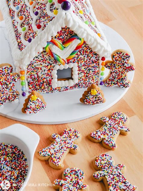 Rainbow Sprinkle Gingerbread House