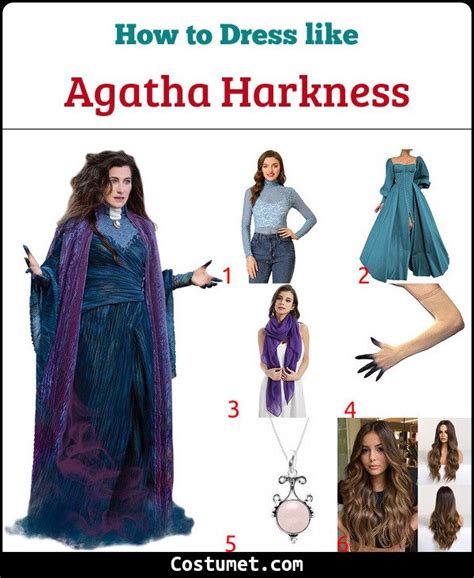 Agatha Harkness' (Wandavision) Costume for Cosplay & Halloween ...