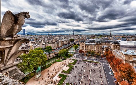 Download Horizon France Architecture Building Panorama Street Man Made Paris HD Wallpaper