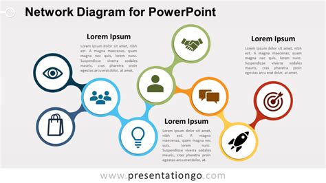 Start Network Diagram Powerpoint Template Slidemodel - Photos