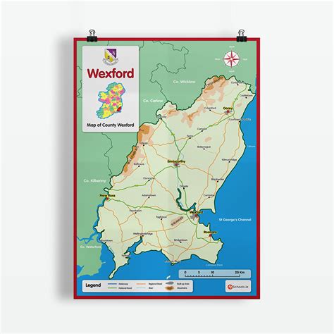 Wexford County Map | 4schools.ie