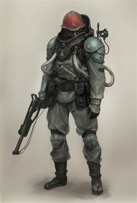 ArtStation - 2, Ma 酷 | Dieselpunk, Sci fi concept art, Armor concept