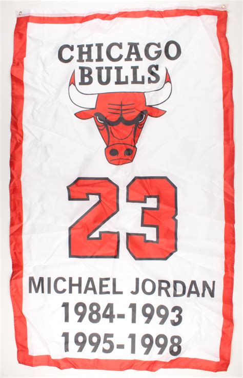 Michael Jordan Bulls Number "23" Flag | Pristine Auction