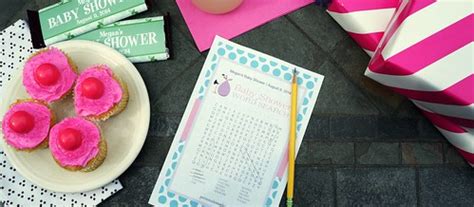 baby shower games and with personalized candy wrappers and… | Flickr