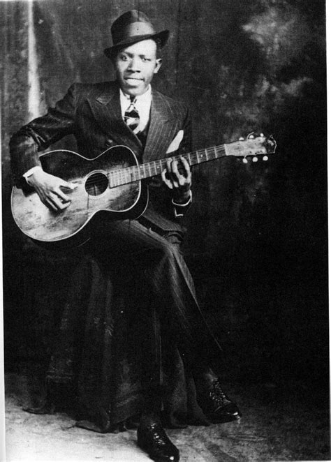 blues player Robert Johnson in 1935, one of the only photos ever taken ...