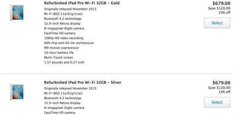 Refurbished 12.9-Inch iPad Pro Now Available From Apple Online Store - MacRumors