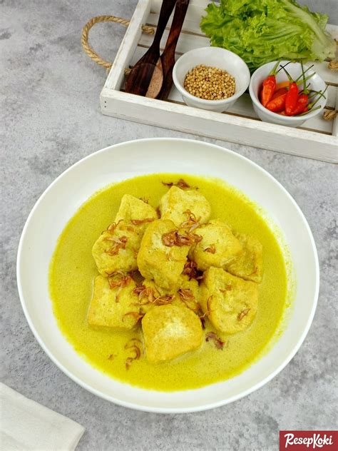 Sayur Tahu Kuah Kuning Mudah dan Sederhana - Resep | ResepKoki