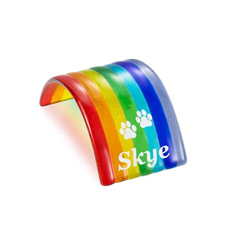 Personalized Pet Memorial Rainbow Bridge