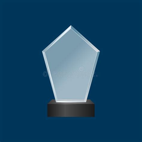 Realistic Detailed 3d Glass Cup Trophy. Vector Stock Vector ...