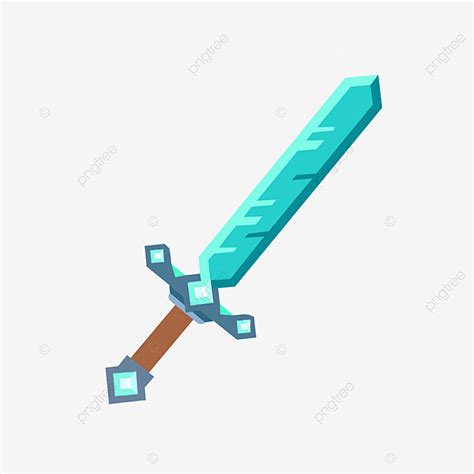 Minecraft Diamond PNG Image, Minecraft Diamond Sword Redesign Png, Minecraft, Diamond, Sword PNG ...