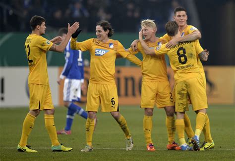 Hoffenheim stuns Schalke; Hamburg, Dortmund advance in German Cup ...