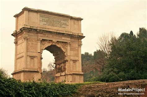 Arch Of Titus Rome Italy 81 Ce - bmp-syrop