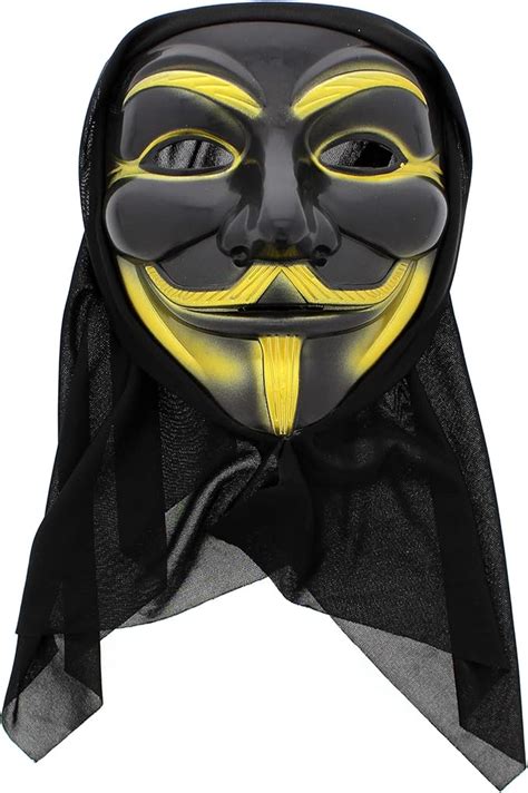 Amazon.com: Zac's Alter Ego Anonymous Guy Fawkes Mask with Cloth to ...