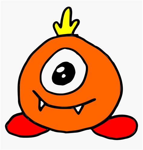 Orange Alien Cartoon, HD Png Download , Transparent Png Image - PNGitem