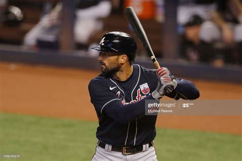 Nick Markakis of the Atlanta Braves at Bat