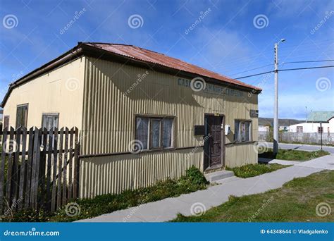 Porvenir is a Village in Chile on the Island of Tierra Del Fuego. Stock ...