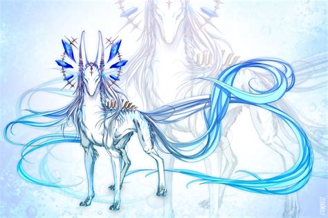 Ice spirit- adoptable [Sold] by ZerkWolf on DeviantArt