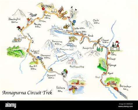 Oral Desgracia Dinamarca nepal trekking map ganancia Más temprano ...