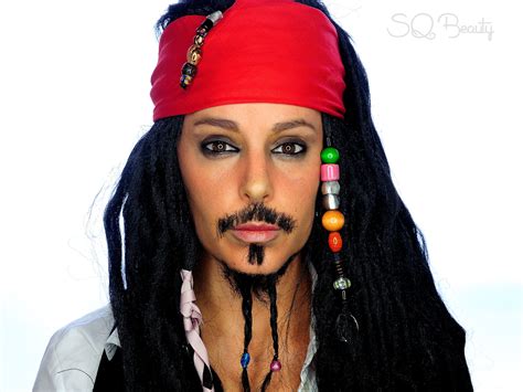 Capitan Jack Sparrow Makeup tutorial - Silvia Quirós