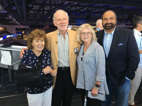 ., his wife Dana and Sue Paterno (widow of Joe) surprised Jack Ham at the & HOF Hometown Program ...