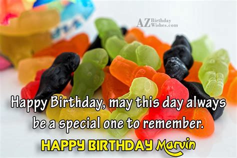 Happy Birthday Marvin - AZBirthdayWishes.com