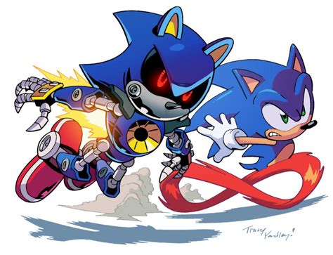 Sonic vs Metal Sonic by TheGraphicNovelist on DeviantArt