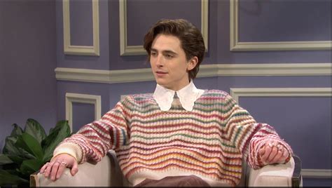 Timothée Chalamet Dresses Up As Harry Styles For SNL