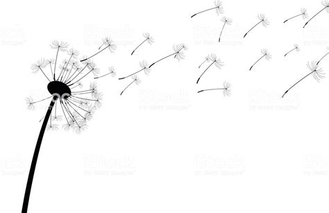 Blowing Dandelion Drawing | Free download on ClipArtMag