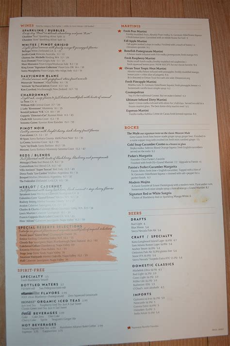 Bonefish Grill Menu Prices