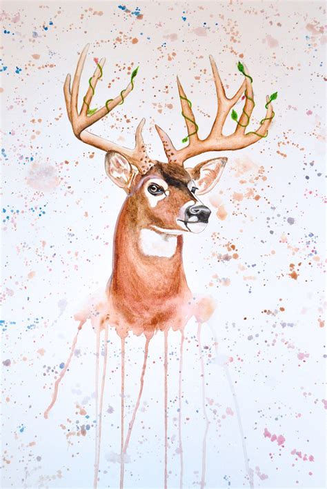 Buck Spirit Print - Etsy